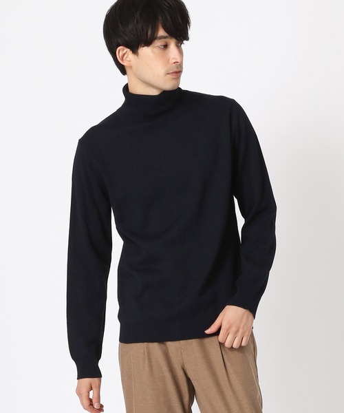 COMME CA ISM（コムサイズム）の「抗菌・防臭 べーシックタートルネックプルオーバー（ニット/セーター・メンズ・グレー/ブラウン/ネイビー/ブラック・MEDIUM/LARGE）」の4枚目の写真