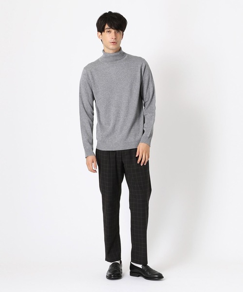 COMME CA ISM（コムサイズム）の「抗菌・防臭 べーシックタートルネックプルオーバー（ニット/セーター・メンズ・グレー/ブラウン/ネイビー/ブラック・MEDIUM/LARGE）」の5枚目の写真