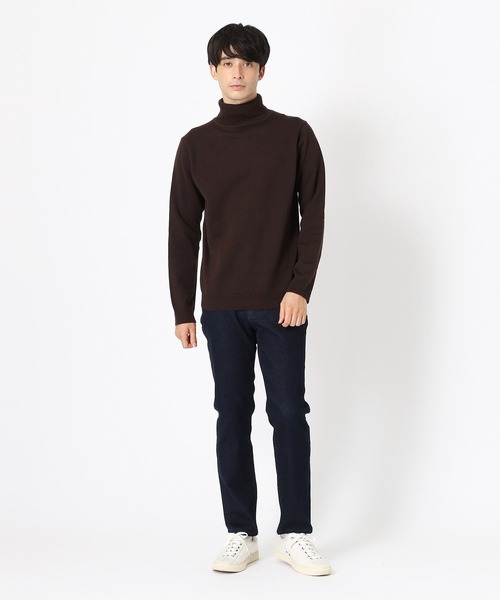 COMME CA ISM（コムサイズム）の「抗菌・防臭 べーシックタートルネックプルオーバー（ニット/セーター・メンズ・グレー/ブラウン/ネイビー/ブラック・MEDIUM/LARGE）」の8枚目の写真