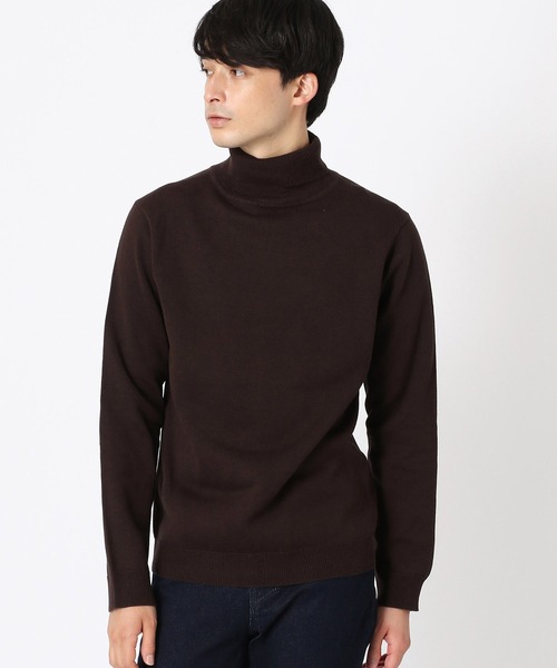 COMME CA ISM（コムサイズム）の「抗菌・防臭 べーシックタートルネックプルオーバー（ニット/セーター・メンズ・グレー/ブラウン/ネイビー/ブラック・MEDIUM/LARGE）」の9枚目の写真