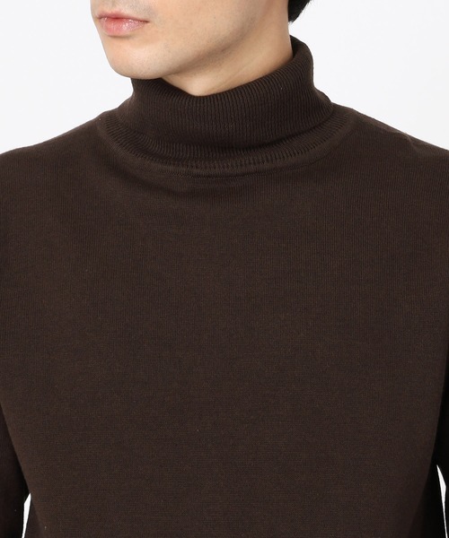 COMME CA ISM（コムサイズム）の「抗菌・防臭 べーシックタートルネックプルオーバー（ニット/セーター・メンズ・グレー/ブラウン/ネイビー/ブラック・MEDIUM/LARGE）」の12枚目の写真