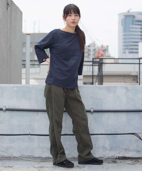 le coq sportif(ルコックスポルティフ)の「スポーツ レディース リラックス7分袖シャツ Tシャツ トレーニング トレーニングウェア スポーツウェア(Tシャツ/カットソー・レディース・ネイビー/ブラック/杢グレー/ホワイト・S/XL/L/M)」の6枚目の写真