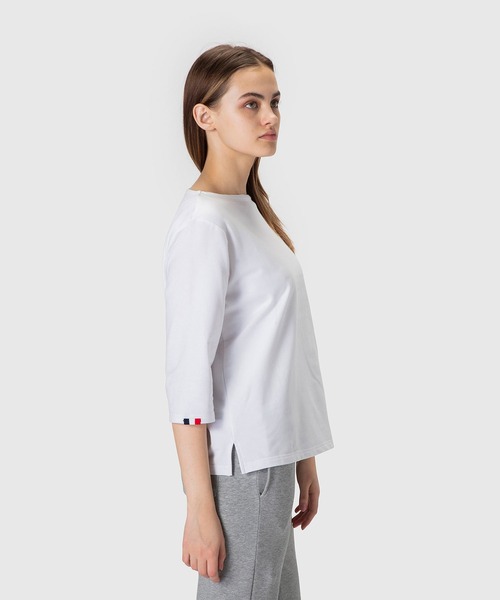 le coq sportif(ルコックスポルティフ)の「スポーツ レディース リラックス7分袖シャツ Tシャツ トレーニング トレーニングウェア スポーツウェア(Tシャツ/カットソー・レディース・ネイビー/ブラック/杢グレー/ホワイト・S/XL/L/M)」の10枚目の写真