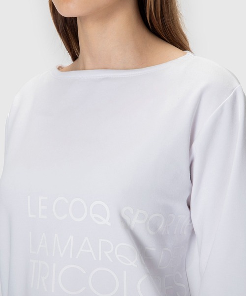 le coq sportif(ルコックスポルティフ)の「スポーツ レディース リラックス7分袖シャツ Tシャツ トレーニング トレーニングウェア スポーツウェア(Tシャツ/カットソー・レディース・ネイビー/ブラック/杢グレー/ホワイト・S/XL/L/M)」の11枚目の写真
