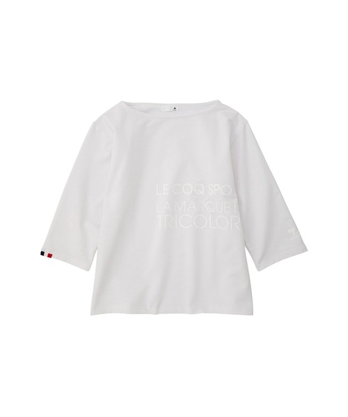 le coq sportif(ルコックスポルティフ)の「スポーツ レディース リラックス7分袖シャツ Tシャツ トレーニング トレーニングウェア スポーツウェア(Tシャツ/カットソー・レディース・ネイビー/ブラック/杢グレー/ホワイト・S/XL/L/M)」の19枚目の写真