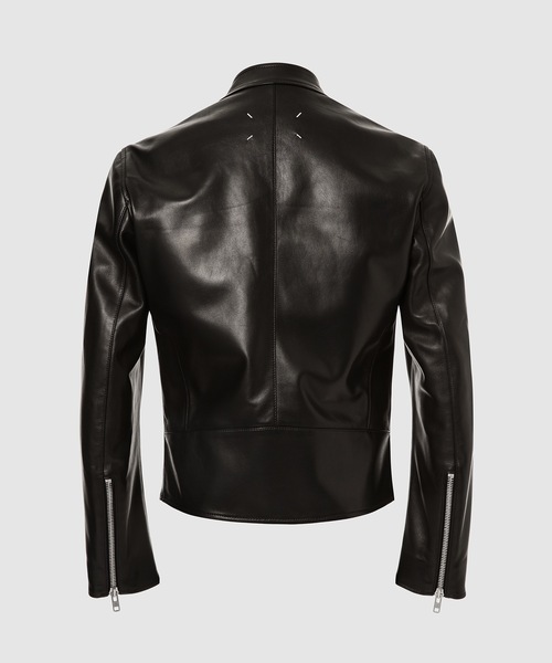 Maison Margiela（メゾンマルジェラ）の「SPORTSJACKET（ライダースジャケット・メンズ・ブラック・44/46/48）」の2枚目の写真