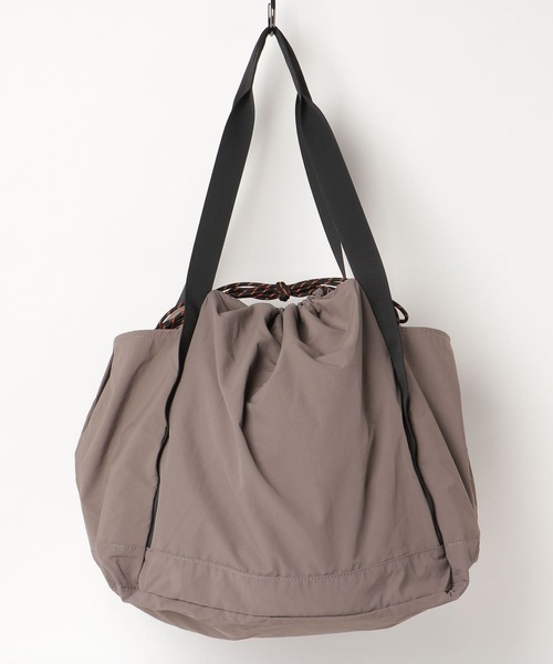 UNIVERSAL OVERALL(ユニバーサルオーバーオール)の「UNIVERSAL OVERALL-NYLON SHINGEN BUDOU BAG/ナイロン 巾着ショルダーバック(ショルダーバッグ・メンズ・ブラック/グレー・FREE)」の17枚目の写真