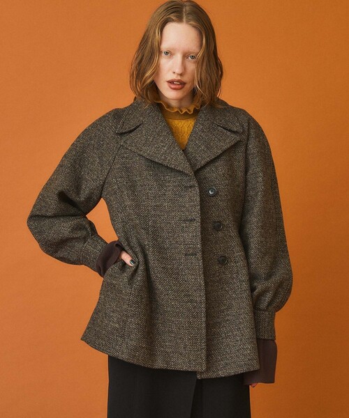 INella（イネラ）の「【INella(イネラ)】フォルムシェイプショートコート（その他アウター・レディース・グリーン/その他2・1/2）」の18枚目の写真