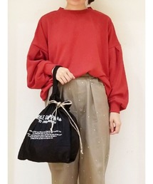 裏毛ドルマンカットソー