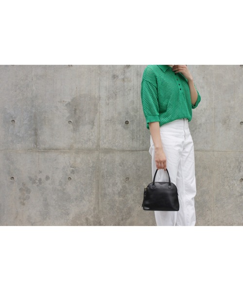 TIDEWAY(タイドウェイ)の「【TIDEWAY】LIGHT LEATHER BOSTON/S T2543(ハンドバッグ・レディース・ブラック/ダークブラウン/グレイッシュベージュ/ダークブラウン系・FREE)」の1枚目の写真