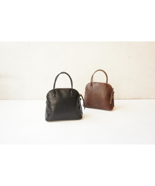 TIDEWAY(タイドウェイ)の「【TIDEWAY】LIGHT LEATHER BOSTON/S T2543(ハンドバッグ・レディース・ブラック/ダークブラウン/グレイッシュベージュ/ダークブラウン系・FREE)」の11枚目の写真