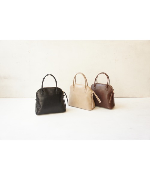 TIDEWAY(タイドウェイ)の「【TIDEWAY】LIGHT LEATHER BOSTON/S T2543(ハンドバッグ・レディース・ブラック/ダークブラウン/グレイッシュベージュ/ダークブラウン系・FREE)」の14枚目の写真