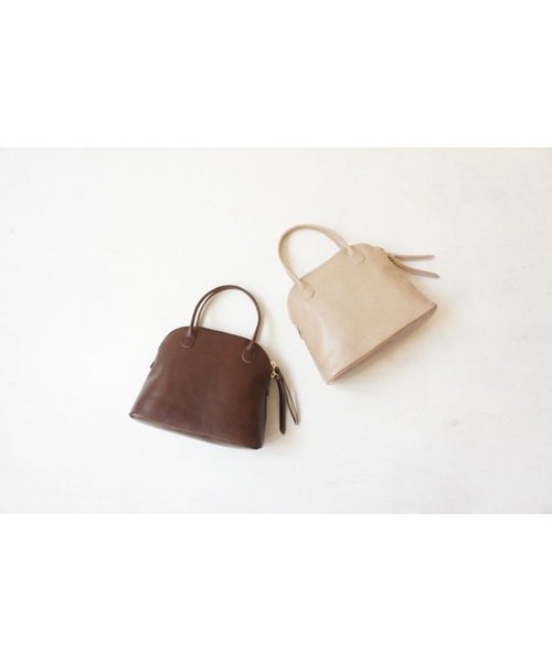 TIDEWAY(タイドウェイ)の「【TIDEWAY】LIGHT LEATHER BOSTON/S T2543(ハンドバッグ・レディース・ブラック/ダークブラウン/グレイッシュベージュ/ダークブラウン系・FREE)」の15枚目の写真
