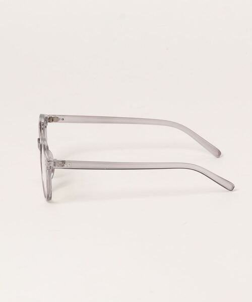 CIAOPANIC（チャオパニック）の「クリアラウンドメガネ（メガネ・レディース・グレー/ピンク・FREE）」の8枚目の写真