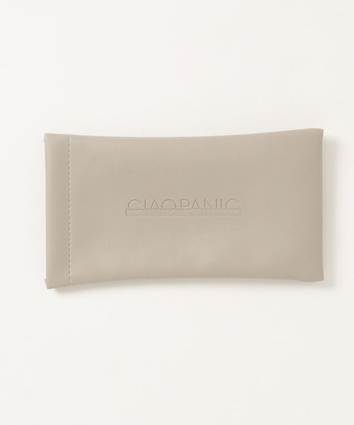 CIAOPANIC（チャオパニック）の「クリアラウンドメガネ（メガネ・レディース・グレー/ピンク・FREE）」の10枚目の写真