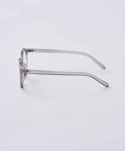 CIAOPANIC（チャオパニック）の「クリアラウンドメガネ（メガネ・レディース・グレー/ピンク・FREE）」の6枚目の写真