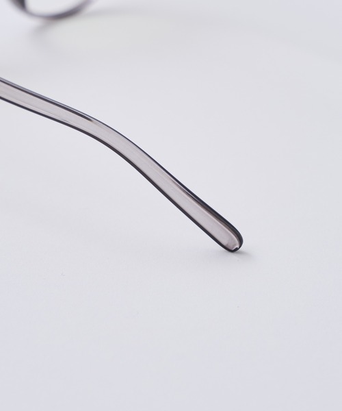 CIAOPANIC（チャオパニック）の「クリアラウンドメガネ（メガネ・レディース・グレー/ピンク・FREE）」の5枚目の写真