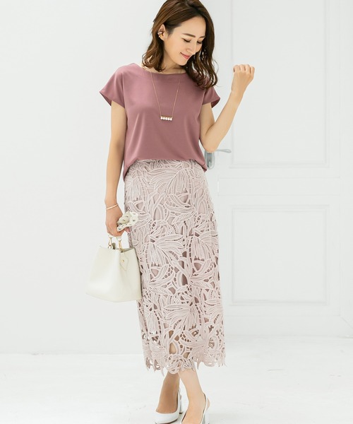 fifth（フィフス）の「【サイズ展開あり】レースタイトロングスカート（スカート・レディース・ブラック/ブルー/スモークピンク/イエロー/ホワイト・SMALL/MEDIUM）」の13枚目の写真