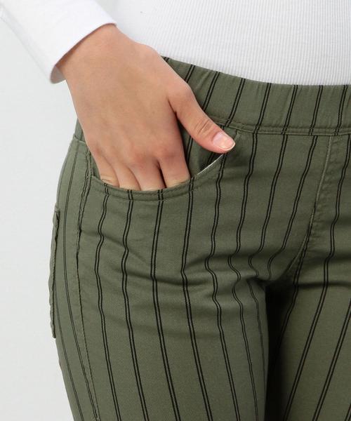 coen（コーエン）の「ストライプ柄イージースキニーパンツ◆（その他パンツ・レディース・オフホワイト/オリーブ/ネイビー・SMALL/LARGE/MEDIUM）」の16枚目の写真
