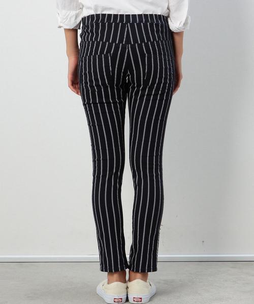 coen（コーエン）の「ストライプ柄イージースキニーパンツ◆（その他パンツ・レディース・オフホワイト/オリーブ/ネイビー・SMALL/LARGE/MEDIUM）」の9枚目の写真