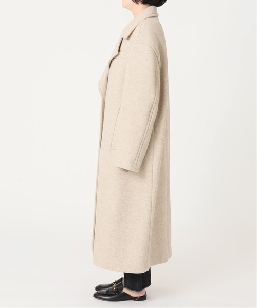 Spick & Span（スピックアンドスパン）の「#ネップツイードビッグカラーコート◆（チェスターコート・レディース・チャコールグレー/ベージュ・38/36）」の22枚目の写真