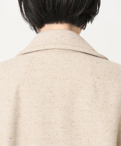 Spick & Span（スピックアンドスパン）の「#ネップツイードビッグカラーコート◆（チェスターコート・レディース・チャコールグレー/ベージュ・38/36）」の15枚目の写真