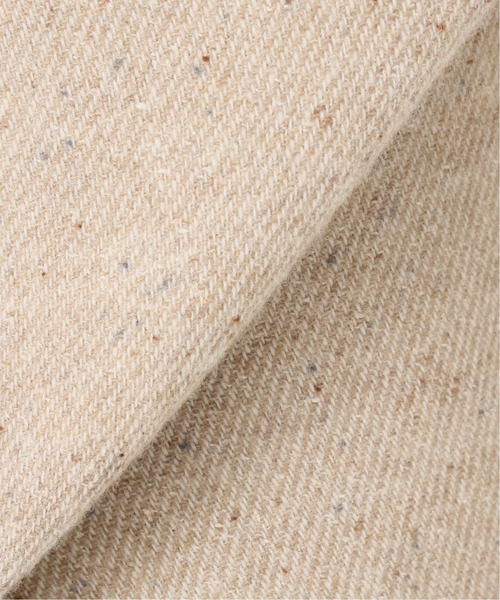 Spick & Span（スピックアンドスパン）の「#ネップツイードビッグカラーコート◆（チェスターコート・レディース・チャコールグレー/ベージュ・38/36）」の9枚目の写真