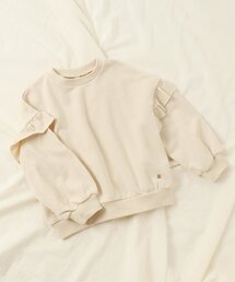 【HAPPY PRICE】袖フリルトレーナー