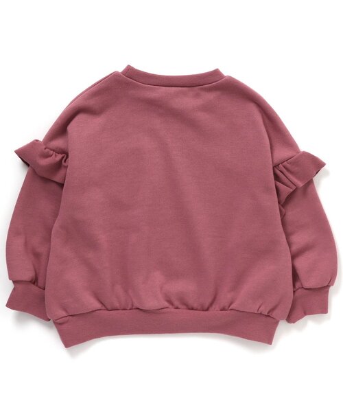 apres les cours（アプレレクール）の「【HAPPY PRICE】袖フリルトレーナー（スウェット・キッズ・アイボリー/ローズ/ブルー/オレンジ/ミント・110/90/100/120/130/80/140）」の9枚目の写真