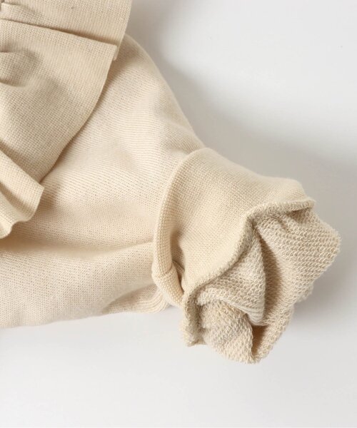 apres les cours（アプレレクール）の「【HAPPY PRICE】袖フリルトレーナー（スウェット・キッズ・アイボリー/ローズ/ブルー/オレンジ/ミント・110/90/100/120/130/80/140）」の8枚目の写真