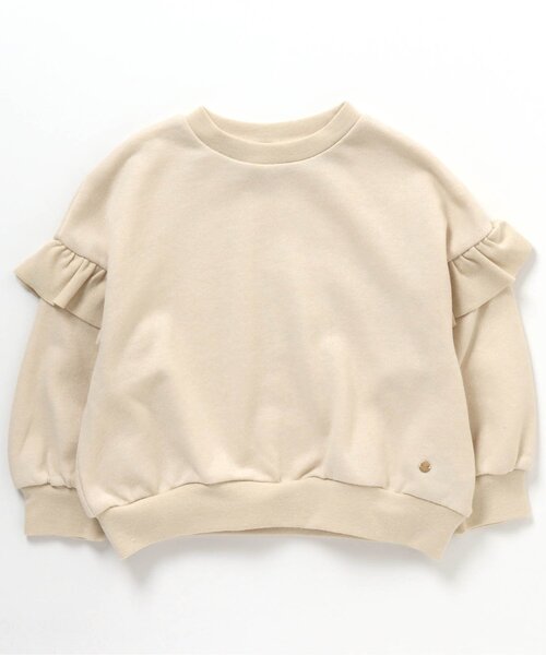 apres les cours（アプレレクール）の「【HAPPY PRICE】袖フリルトレーナー（スウェット・キッズ・アイボリー/ローズ/ブルー/オレンジ/ミント・110/90/100/120/130/80/140）」の14枚目の写真