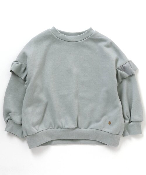 apres les cours（アプレレクール）の「【HAPPY PRICE】袖フリルトレーナー（スウェット・キッズ・アイボリー/ローズ/ブルー/オレンジ/ミント・110/90/100/120/130/80/140）」の15枚目の写真