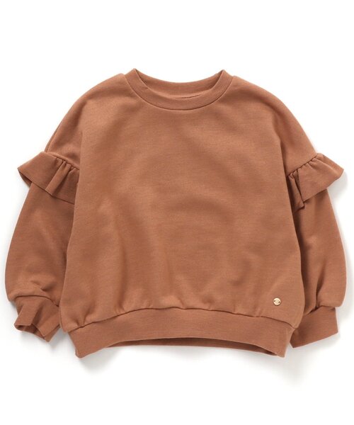 apres les cours（アプレレクール）の「【HAPPY PRICE】袖フリルトレーナー（スウェット・キッズ・アイボリー/ローズ/ブルー/オレンジ/ミント・110/90/100/120/130/80/140）」の16枚目の写真