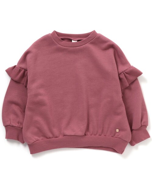 apres les cours（アプレレクール）の「【HAPPY PRICE】袖フリルトレーナー（スウェット・キッズ・アイボリー/ローズ/ブルー/オレンジ/ミント・110/90/100/120/130/80/140）」の17枚目の写真