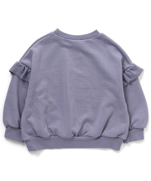 apres les cours（アプレレクール）の「【HAPPY PRICE】袖フリルトレーナー（スウェット・キッズ・アイボリー/ローズ/ブルー/オレンジ/ミント・110/90/100/120/130/80/140）」の18枚目の写真