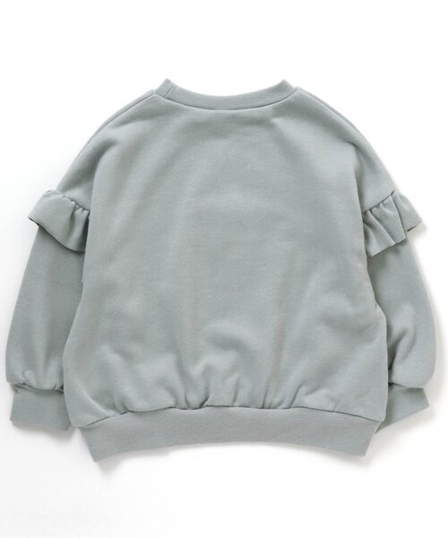 apres les cours（アプレレクール）の「【HAPPY PRICE】袖フリルトレーナー（スウェット・キッズ・アイボリー/ローズ/ブルー/オレンジ/ミント・110/90/100/120/130/80/140）」の20枚目の写真