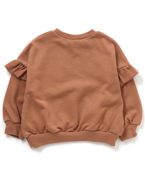 apres les cours（アプレレクール）の「【HAPPY PRICE】袖フリルトレーナー（スウェット・キッズ・アイボリー/ローズ/ブルー/オレンジ/ミント・110/90/100/120/130/80/140）」の21枚目の写真