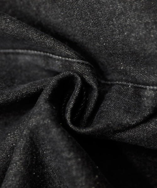 select MOCA（セレクトモカ）の「ドロストネックデニムベスト（ベスト・レディース・ブラック/インディゴブルー・FREE）」の12枚目の写真