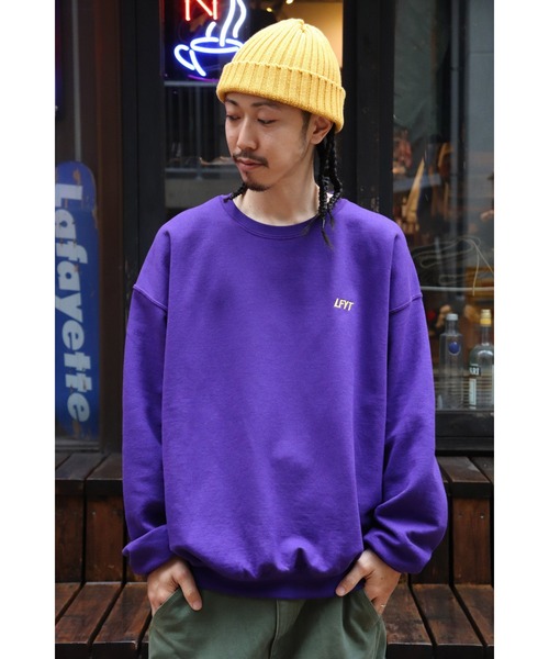 Lafayette（ラファイエット）の「ZOZOTOWN 限定受注商品 LFYT ラファイエット [Lafayette] - LFYT × チアゴビアスボラス [THIAGO VILLAS BOAS] コラボ ボクサー ガール クルーネック スウェット スウェットシャツ [BOXERS GIRL CREWNECK SWEAT]（スウェット・メンズ・ライトブルー/ブラック/パープル・SMALL/MEDIUM/LARGE/X-LARGE/XX-LARGE）」の19枚目の写真