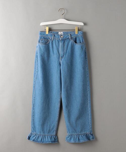 Lepidos(レピドス)の「<Tach clothing>PALMA ラッフル デニムパンツ -ウォッシャブル-(デニムパンツ・レディース・ライトブルー・S/M/L)」の1枚目の写真