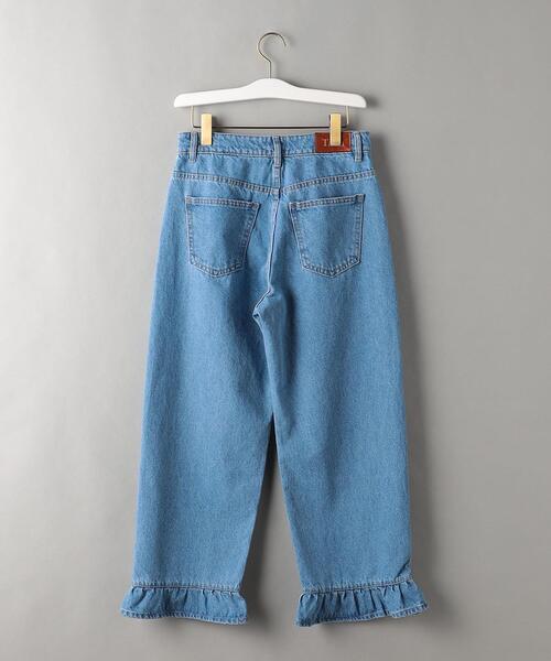 Lepidos(レピドス)の「<Tach clothing>PALMA ラッフル デニムパンツ -ウォッシャブル-(デニムパンツ・レディース・ライトブルー・S/M/L)」の2枚目の写真