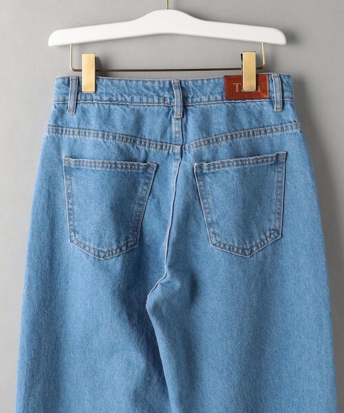 Lepidos(レピドス)の「<Tach clothing>PALMA ラッフル デニムパンツ -ウォッシャブル-(デニムパンツ・レディース・ライトブルー・S/M/L)」の4枚目の写真