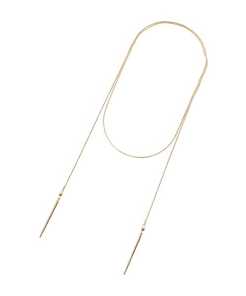 CLANE（クラネ）の「LONG DROP LINE NECKLESS（ネックレス