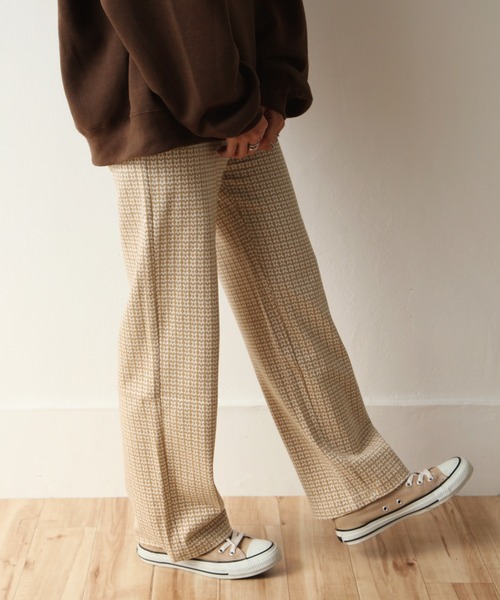 Chillfar(チルファー)の「カットジャガードパンツ(その他パンツ・レディース・ブラック/ベージュ/パープル/オレンジ/ブルー/グリーン/ブラック系/グリーン系・MEDIUM/LARGE)」の5枚目の写真