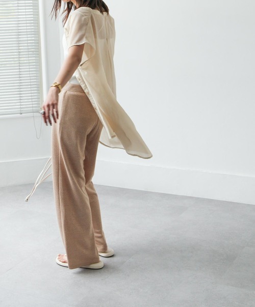 Chillfar(チルファー)の「カットジャガードパンツ(その他パンツ・レディース・ブラック/ベージュ/パープル/オレンジ/ブルー/グリーン/ブラック系/グリーン系・MEDIUM/LARGE)」の16枚目の写真