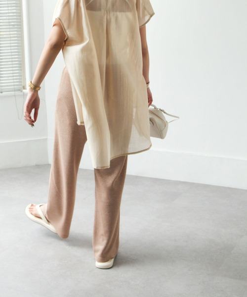 Chillfar(チルファー)の「カットジャガードパンツ(その他パンツ・レディース・ブラック/ベージュ/パープル/オレンジ/ブルー/グリーン/ブラック系/グリーン系・MEDIUM/LARGE)」の17枚目の写真