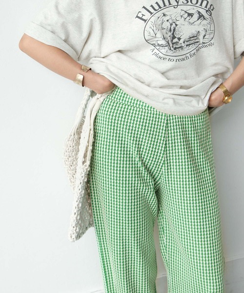 Chillfar(チルファー)の「カットジャガードパンツ(その他パンツ・レディース・ブラック/ベージュ/パープル/オレンジ/ブルー/グリーン/ブラック系/グリーン系・MEDIUM/LARGE)」の19枚目の写真