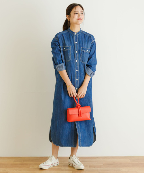 URBAN RESEARCH(アーバンリサーチ)の「2WAYスクエアループバッグ(ショルダーバッグ・レディース・レッド/ネイビー/オリーブ/ホワイト/キャメル/ベージュ系その他/グレー系その他・-)」の19枚目の写真