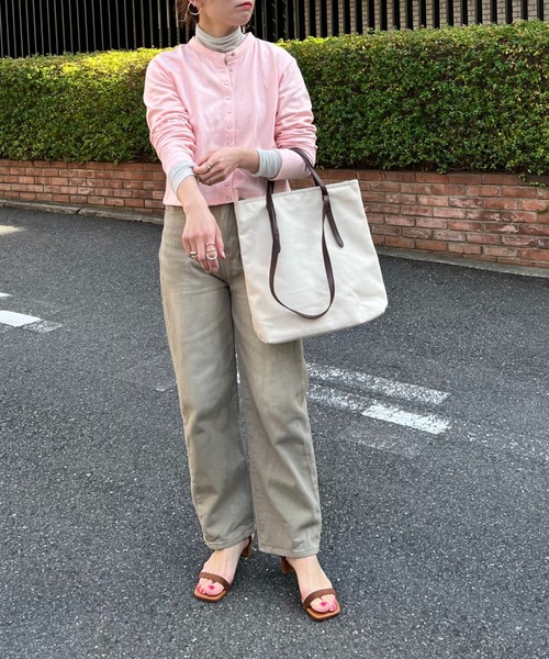 Doux archives（ドゥアルシーヴ）の「［ｗｅｂ限定］スナップボタンコンパクトカーディガン（カーディガン/ボレロ・レディース・ホワイト/ピンク/イエロー/オレンジ/グリーン・FREE）」の18枚目の写真