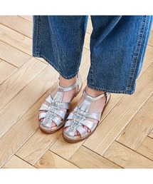 ing（イング）の「【WEB・一部店舗限定】【サスティナブルシリーズ】グルカフラットサンダル（サンダル）」